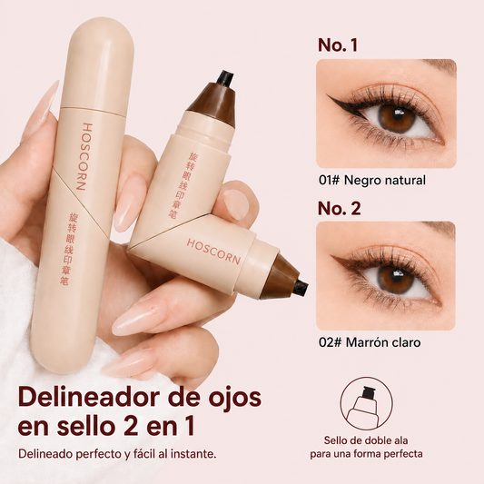 Delineador doble ala